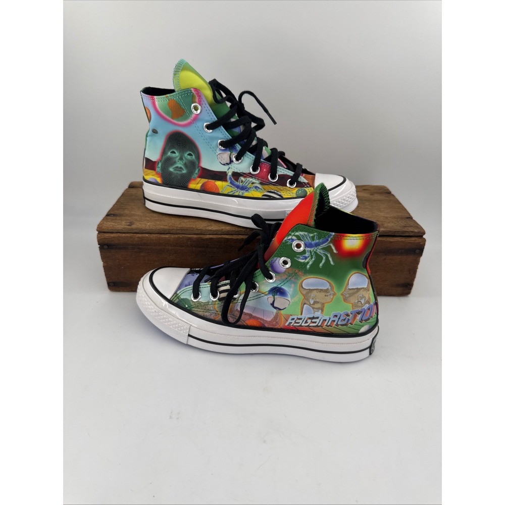 Converse Chuck 70 High Top Mens 5 Outdoor Rave Psychedelic Regeneration A01082C